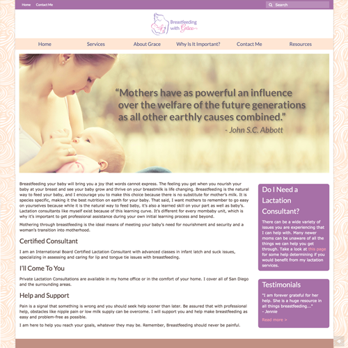 Breastfeeding with Grace thumbnail