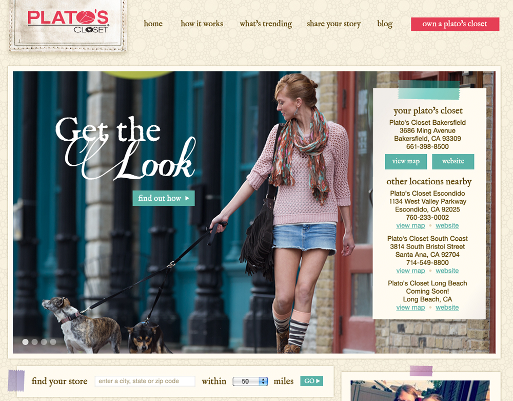 Plato's Closet: Homepage